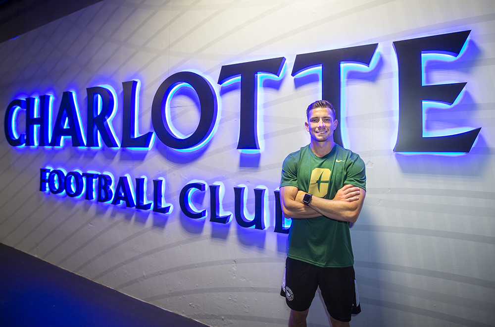 Brandt Bronico ‘17, midfielder for Charlotte FC