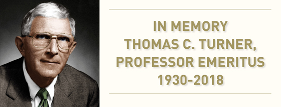 Thomas Turner in memory - banner