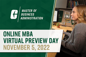 Online MBA virtual preview day November 5, 2022