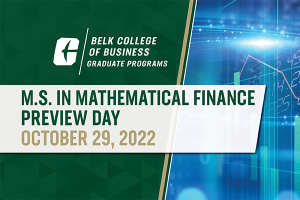 Preview Day: M.S. in Mathematical Finance