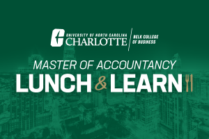 Master of Accountancy Lunch & Learn: Noon to 1 p.m.