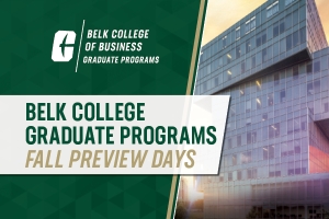 Belk College Graduate Programs Fall Preview Days
