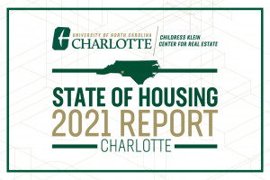Childress Klein Center for Real Estate Issues 2021 State of Housing in Charlotte Report