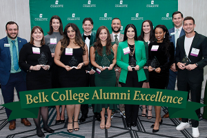 Seven Business Niner alumni recognized by Young Alumni Chapter