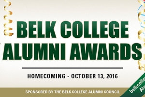 Five honored at first Belk College Alumni Awards