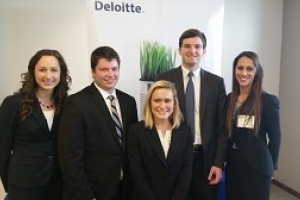 Accounting students compete in Deloitte national competition