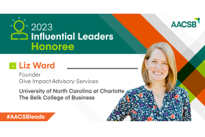 Alumna Liz Ward named influential leader by AACSB International