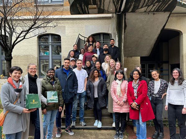 UNC Charlotte students at the Lyon study abroad program iaelyon school of management