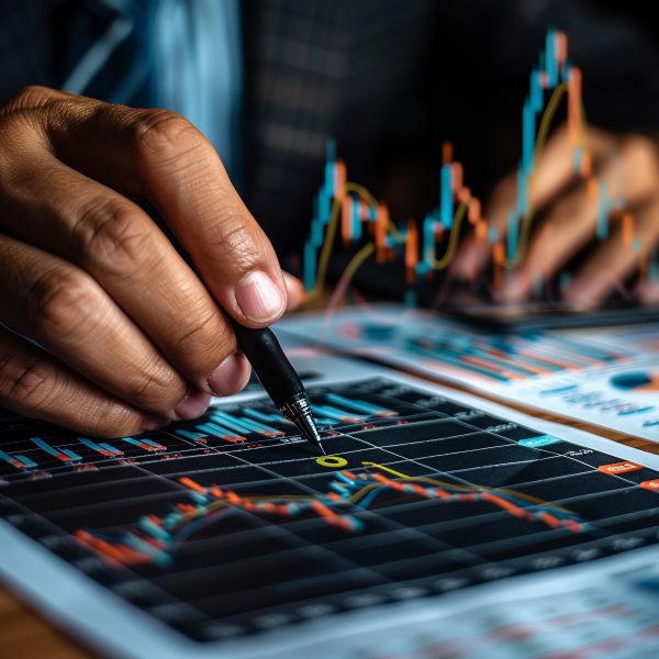 UNC Charlotte Management Information Systems;  Analysis business accounting on information sheets, business and financial concept.