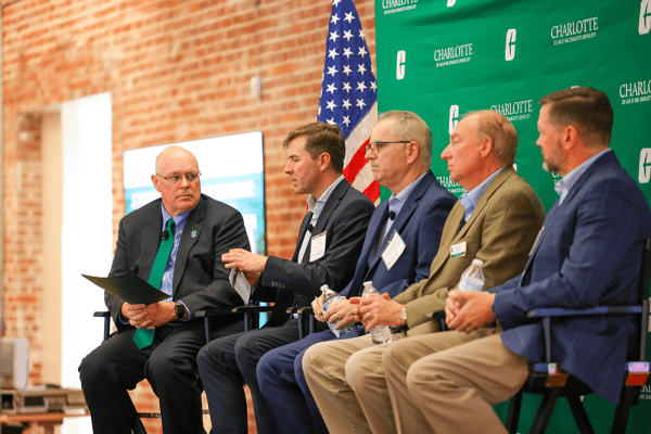 IABA panel with Dean Buttimer, Prof. Stephen Kinsella, Don Finucane, Craig Depken and board member Matt Martin