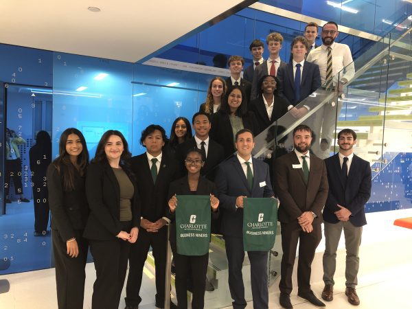 Belk College of Business students in New York City